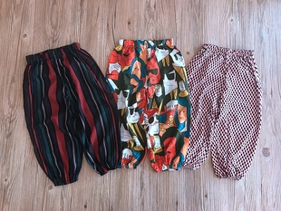 子90 纯棉轻薄防蚊裤 长裤 130码 新款 外贸韩单夏装 男女童装