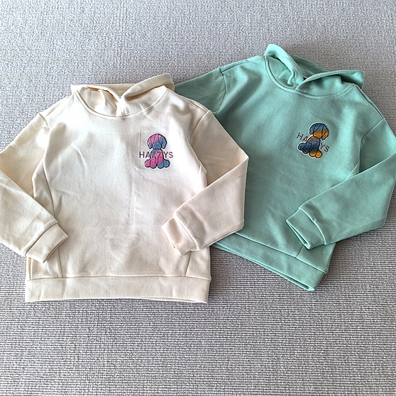 偏小~130-160码~外贸Y单春秋款女童装 纯棉卡通休闲连帽卫衣帽衫