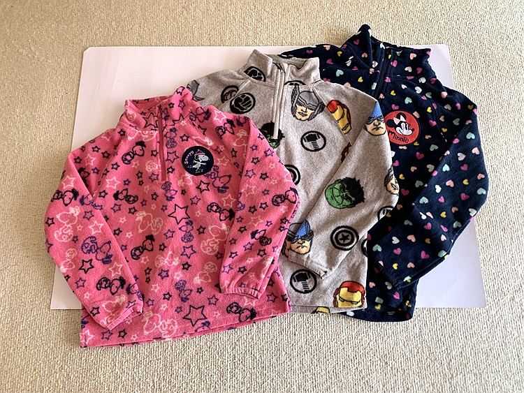 2-8岁~外贸Y单秋款男女童装 柔软摇粒绒卡通立领卫衣