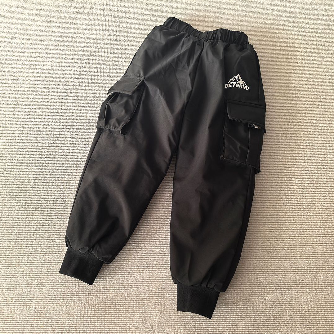 120-170码~冬装男童装 厚实轻便口袋工装裤90白鸭绒羽绒户外裤