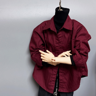 BJD娃娃衣服大叔衬衫ID75叔DAD70特四大四普四黑白色学生落肩衫