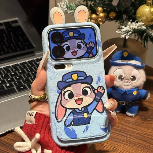 皮纹迪尼克情侣支架手机壳