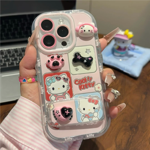 苹果17可爱凯蒂猫少女心手机壳女