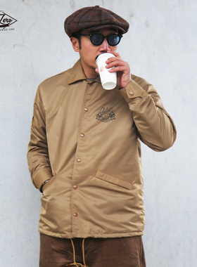 Tankzero J-04 美式复古尼龙防风教练夹克外套翻领休闲印花春秋季