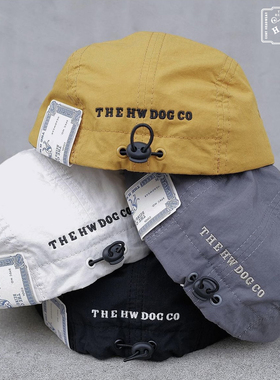 H.W.DOG NYLON JET日产复古防水尼龙户外喷射帽遮阳男女同款hwdog