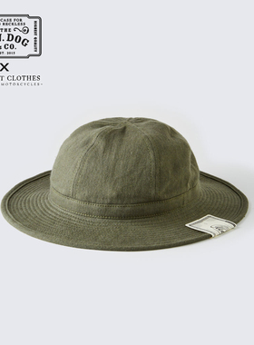 H.W.DOGxADDICT联名版 日产亚麻渔夫帽遮阳户外百搭情侣男女hwdog