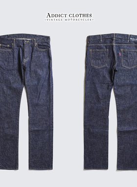 ADDICT ACV-P01日产复古美式直筒赤耳中腰丹宁原色牛仔裤休闲