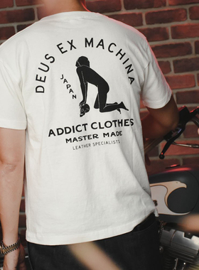 Addict Clothes Deus-ex-machina 10周年联名限量T恤短袖日产复古