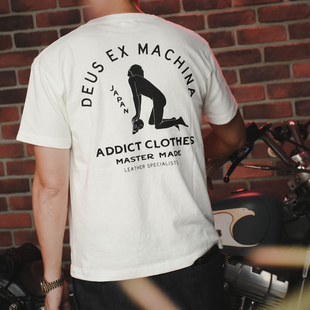 Clothes 10周年联名限量T恤短袖 Deus machina 日产复古 Addict