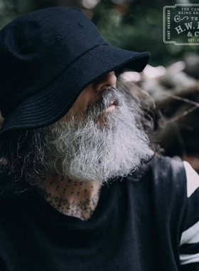 H.W.DOG WN ARMY日产复古军装作战帽渔夫帽遮阳户外休闲男女hwdog