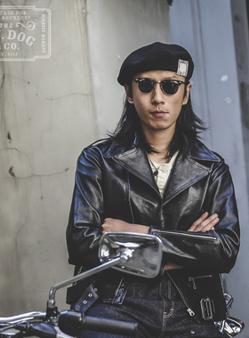 H.W.DOG BASIC BERET现货日产羊毛呢贝雷帽遮阳男女通用休闲hwdog