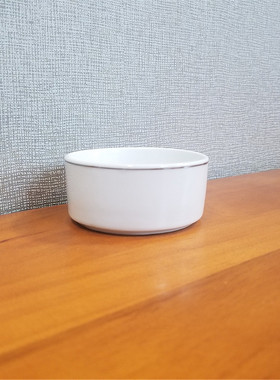 美国航空专用定制细瓷银边功夫茶碗酒碗