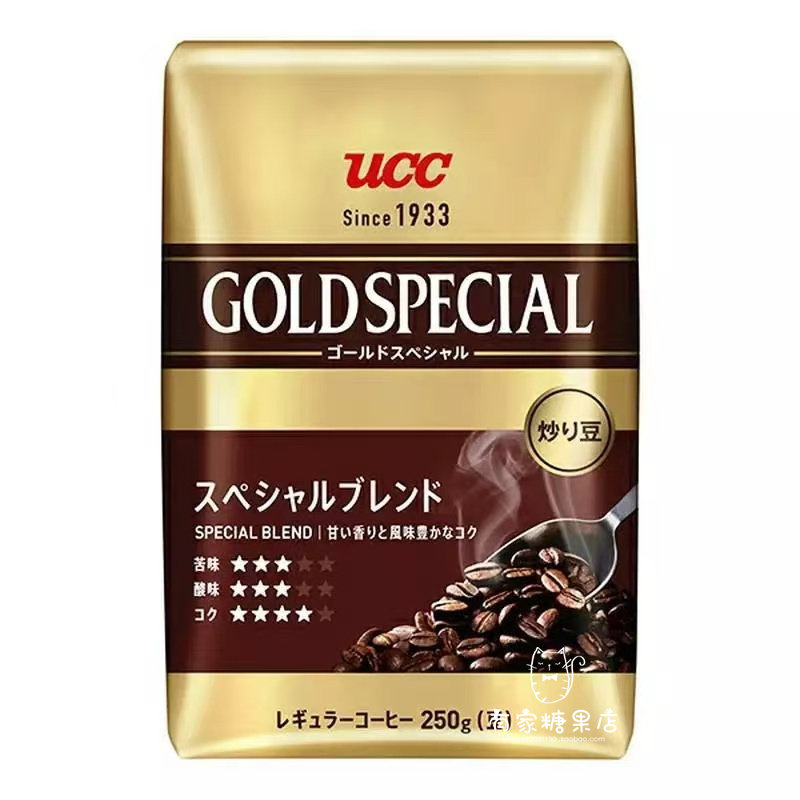 香港代购 进口日本 UCC 金牌精选咖啡豆 袋装 250g