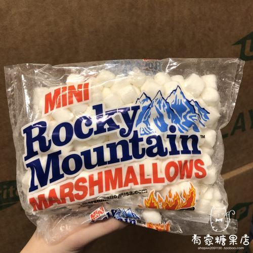 洛基山原味迷你棉花糖用于烘焙