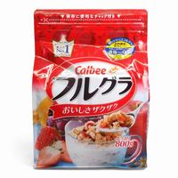 香港代购 进口 Calbee/卡乐B谷物类早餐 麦片混合口味 袋装800g