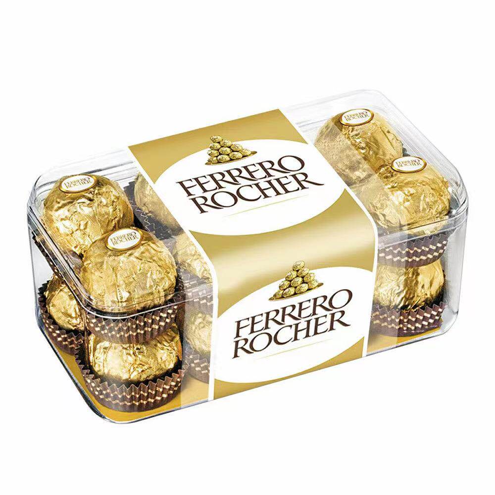 香港代购FERRERO ROCHER费列罗金莎巧克力礼盒装节日装16粒装200g