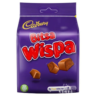香港代购 进口英国 Cadbury吉百利 Bitsa Wispa巧克力袋装110g