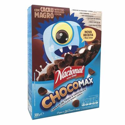 香港代购 Nacional国民牌CHOCO可可片营养早餐冲饮麦片盒装300g