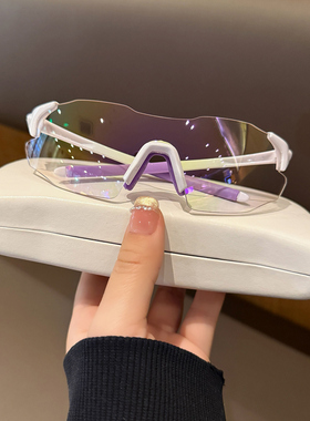 儿童炫彩反光变色骑行眼镜