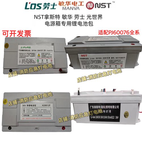 拿斯特36V10AH200W专用PJ60076A敏华电工劳士H20012F备用电源应急