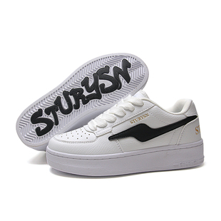 STURYSN 原创港风厚底休闲板鞋女ins2025春季新款百搭休闲小白鞋