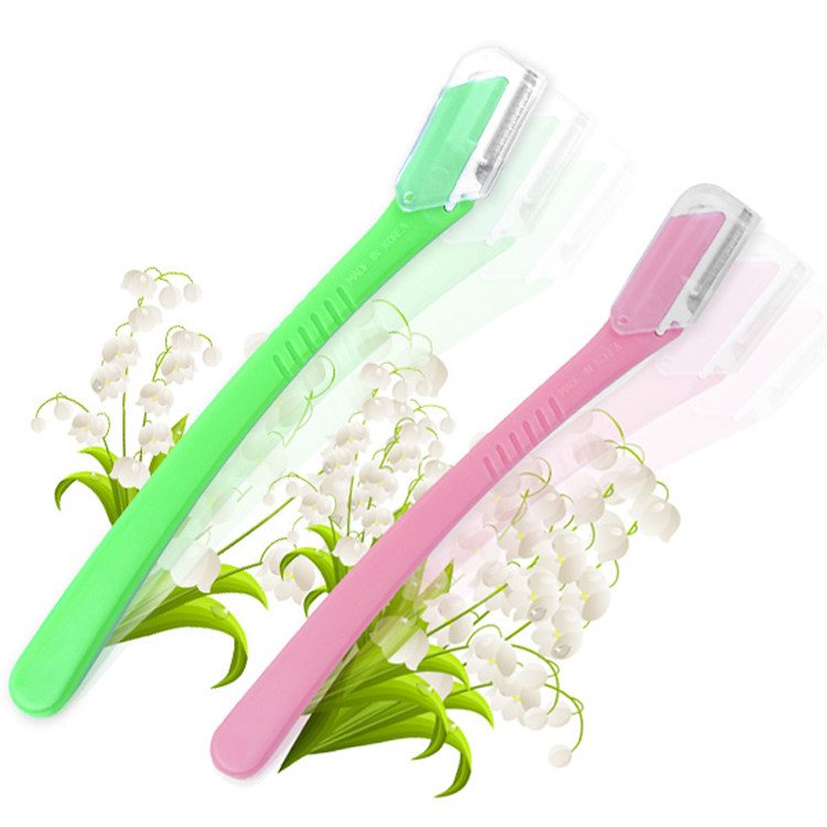 韩国进口美容修眉刀折叠式刮眉刀片锋利安全画眉男女士用眉笔眉