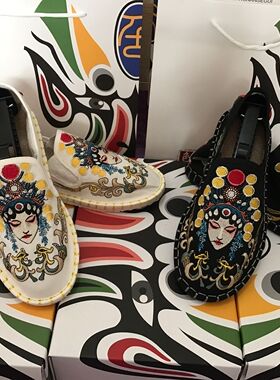 2017夏季新款男士色鬼单鞋西山布鞋防滑懒人套脚社会小伙刺绣布鞋