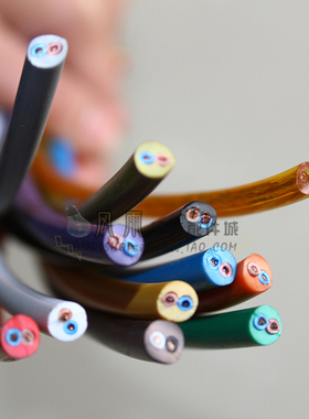 现代时尚彩色糖果金色螺口白色绿色吊灯黑色 双芯线爱迪生电线