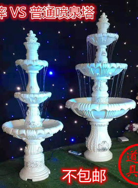 欧式多层罗马柱花盆婚庆喷泉