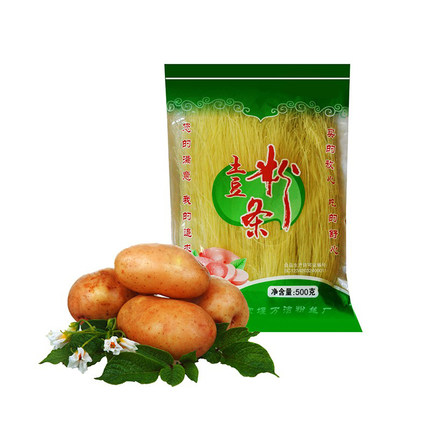【竹溪馆】土豆粉丝500g袋装 手工粉条 土豆粉条