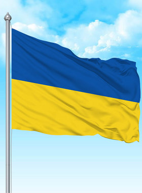 外贸国旗乌克兰国旗3X5ft高品质涤纶各个国家国旗定制