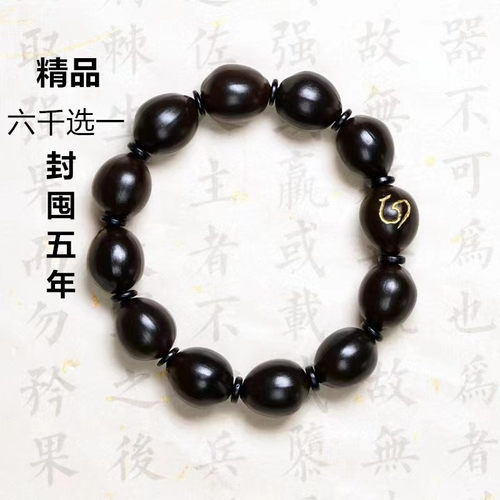 正心莲 地韵级莲子手串 千年古莲佛珠 念珠老莲子 石莲子文玩非遗
