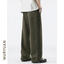 智快鱼潮流前线官方旗舰店素拼男装ggvv男裤子百搭潮流帅气休闲裤