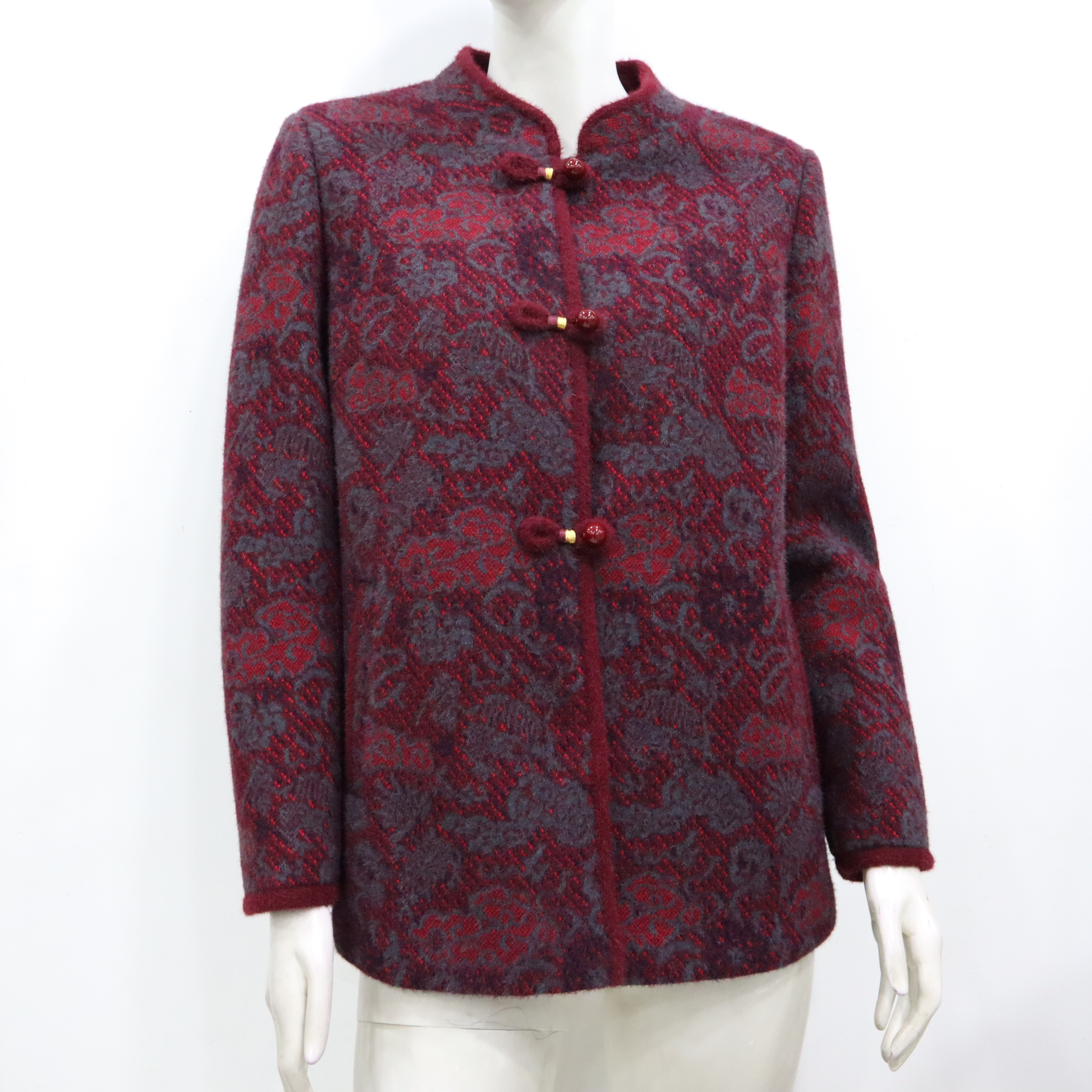 洋气高贵加棉加厚中国风大衣外套