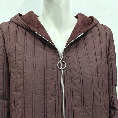 中老年加厚皮毛一体保暖大衣外套