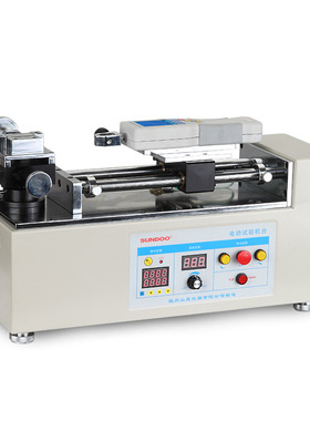 温州山度正品卧式电动测试机台SJX-500H数显推拉力计插拔力测试台