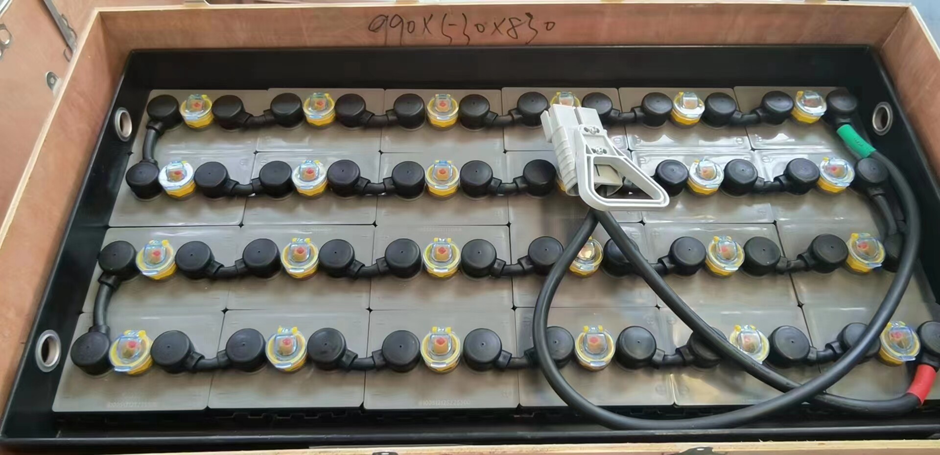 火炬铅酸电池12-2pzs140平板车 叉车电动升降车24v140ah 牵引电瓶