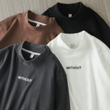 Бархатная демисезонная утепленный лонгслив, удерживающая тепло цветная толстовка, в американском стиле, высокий воротник