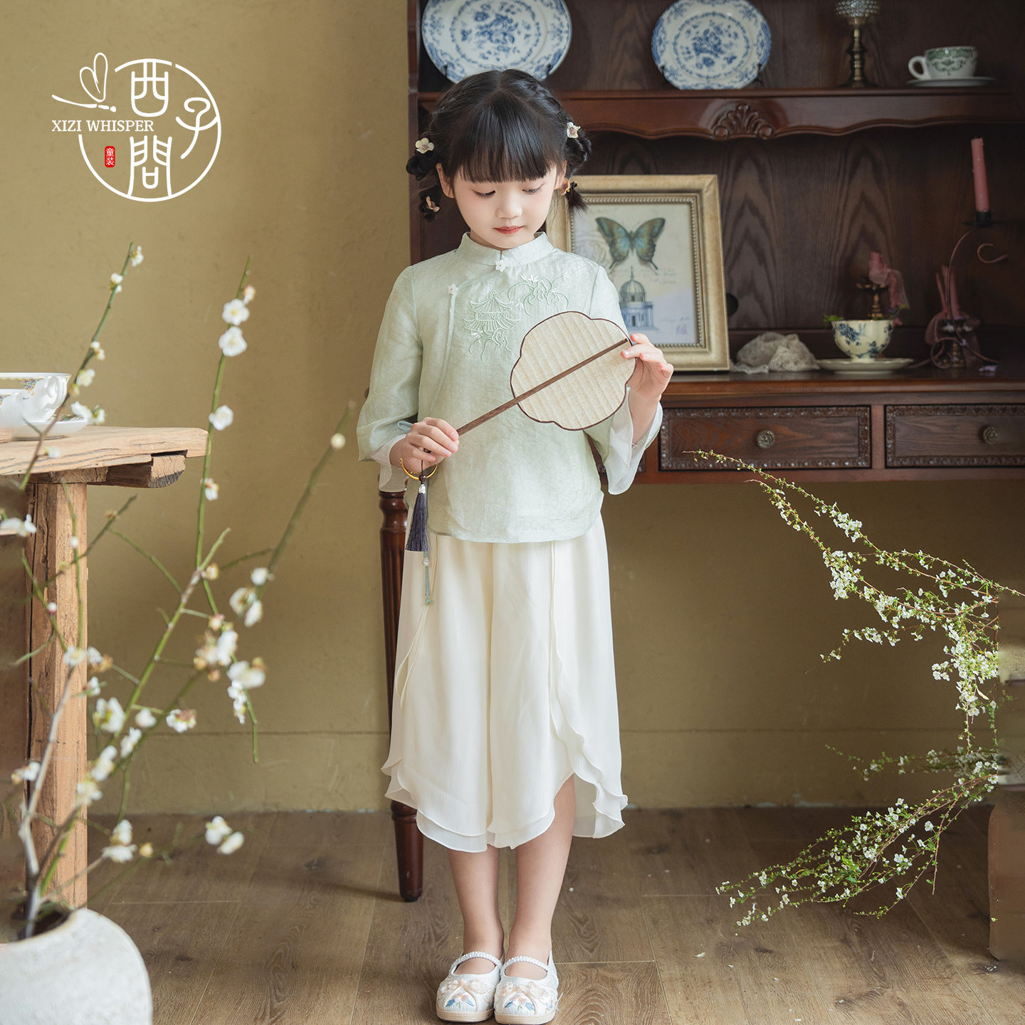 【西子问】汉服女童新中式古风套装2025秋季新款儿童国风古装雅歆
