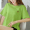 0146 Smiling Face Green 100% Cotton