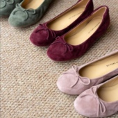 壹家shoes020007羊皮芭蕾平底超软单鞋 女浅口真皮圆头百搭防磨脚