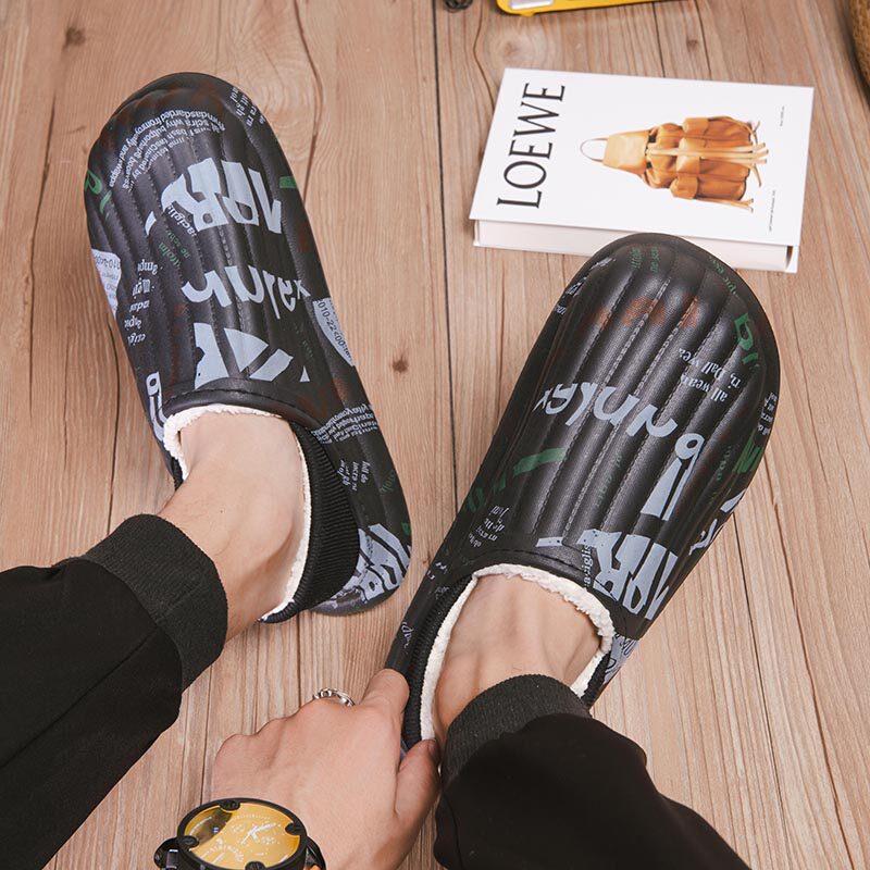 EXTREME COLD NORTHEAST THICKENED SNOW BOOTS 47 BREAD COTTON SHOES MENS EXTRA LARGE SIZE 46 WINTER VELVET WARM COTTON SLIPPERS WOMEN