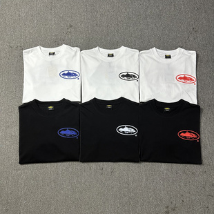 corteiz t shirt美潮高街经典基础款logo印花男女同款纯棉短袖T恤