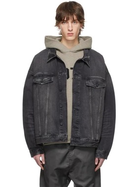 ESSENTIALS美潮高街春秋休闲宽松水洗Jerry同款FOG牛仔衣夹克外套