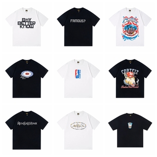 corteiz t shirt美式高街潮牌夏季休闲男女同款宽松纯棉短袖T恤衫