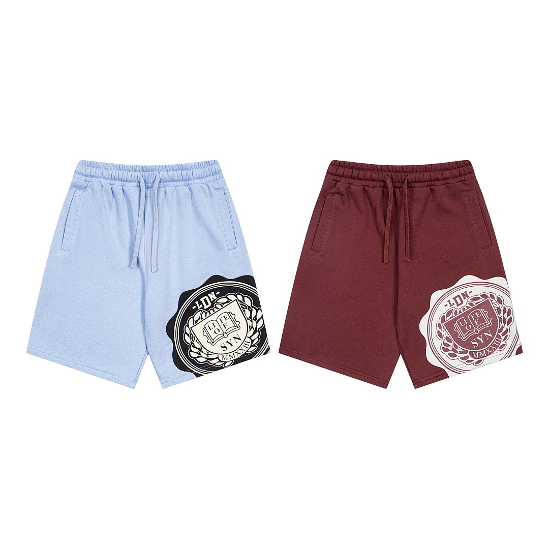 synaworld美潮夏季纯棉抽绳短裤