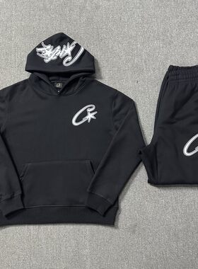 corteiz美潮秋冬运动卫衣套装男