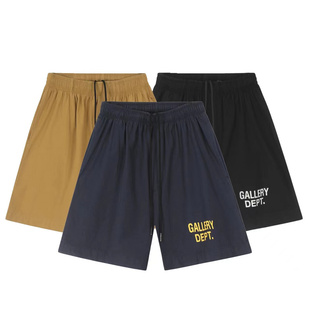 gallery dept梭织短裤美式高街潮牌夏季休闲clean fit抽绳五分裤