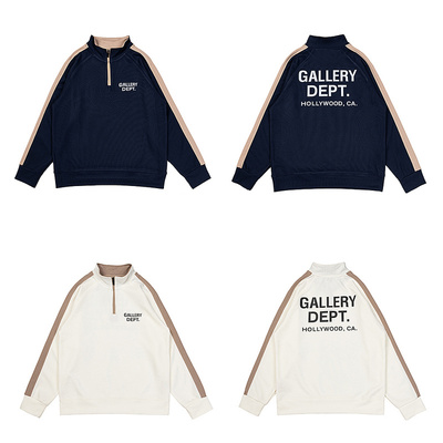 GalleryDept复古半拉链套头卫衣