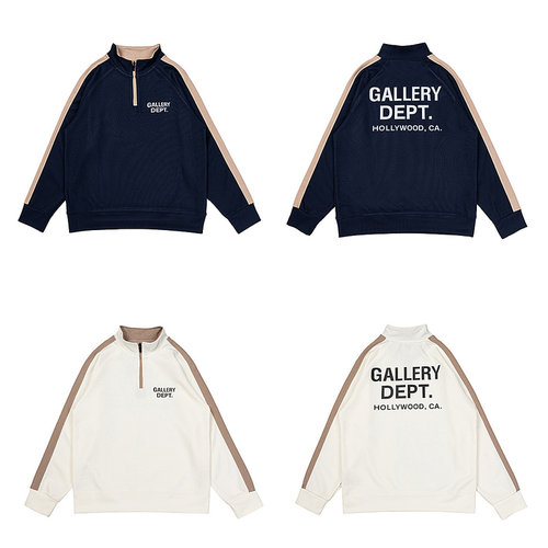 GalleryDept复古半拉链套头卫衣